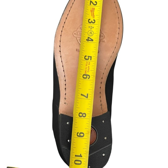 Linea De Oro Botin Tacon, Oil Leather/suede/piel Graso (black/negra)size 8 men - Picture 11 of 15